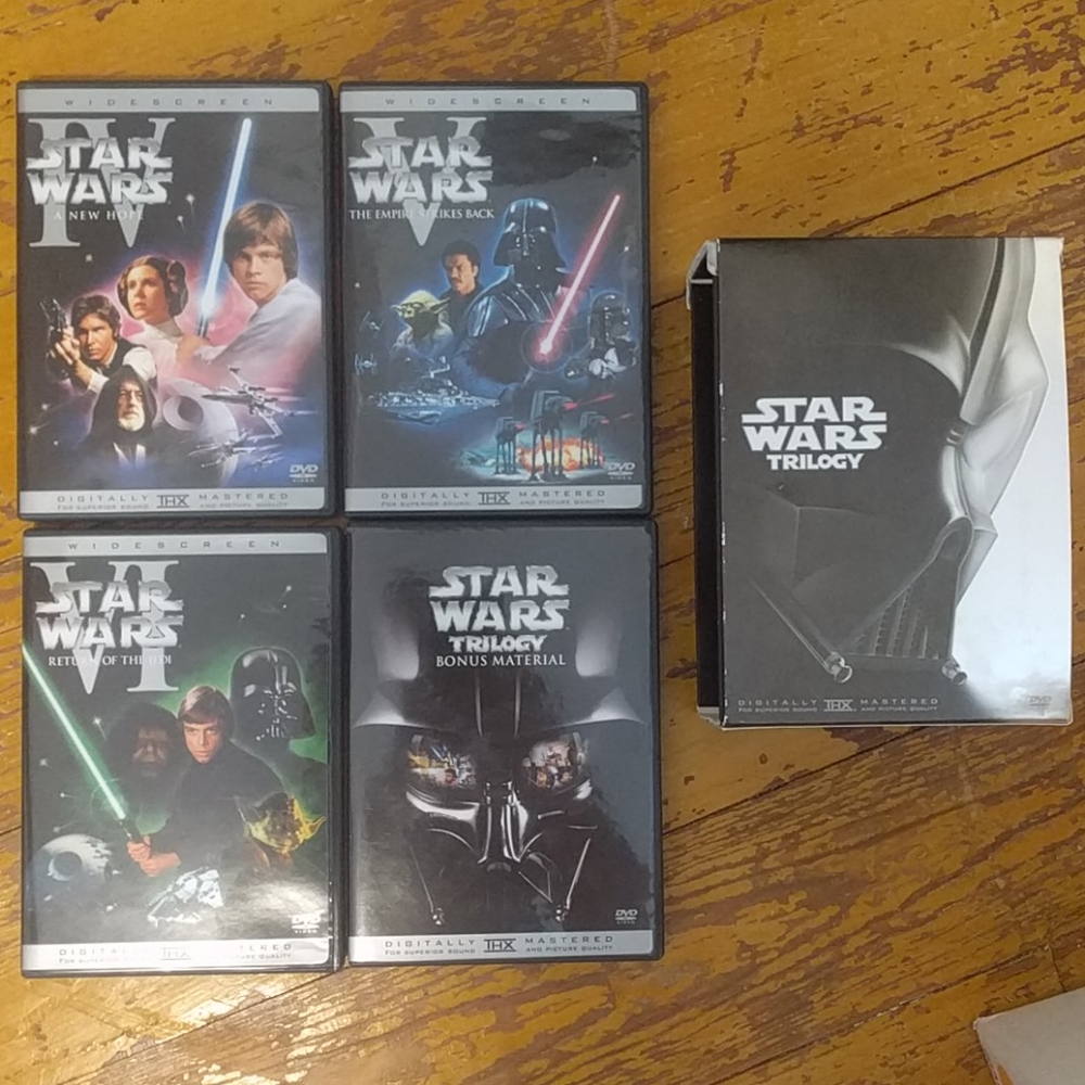 Star Wars trilogy DVD box set